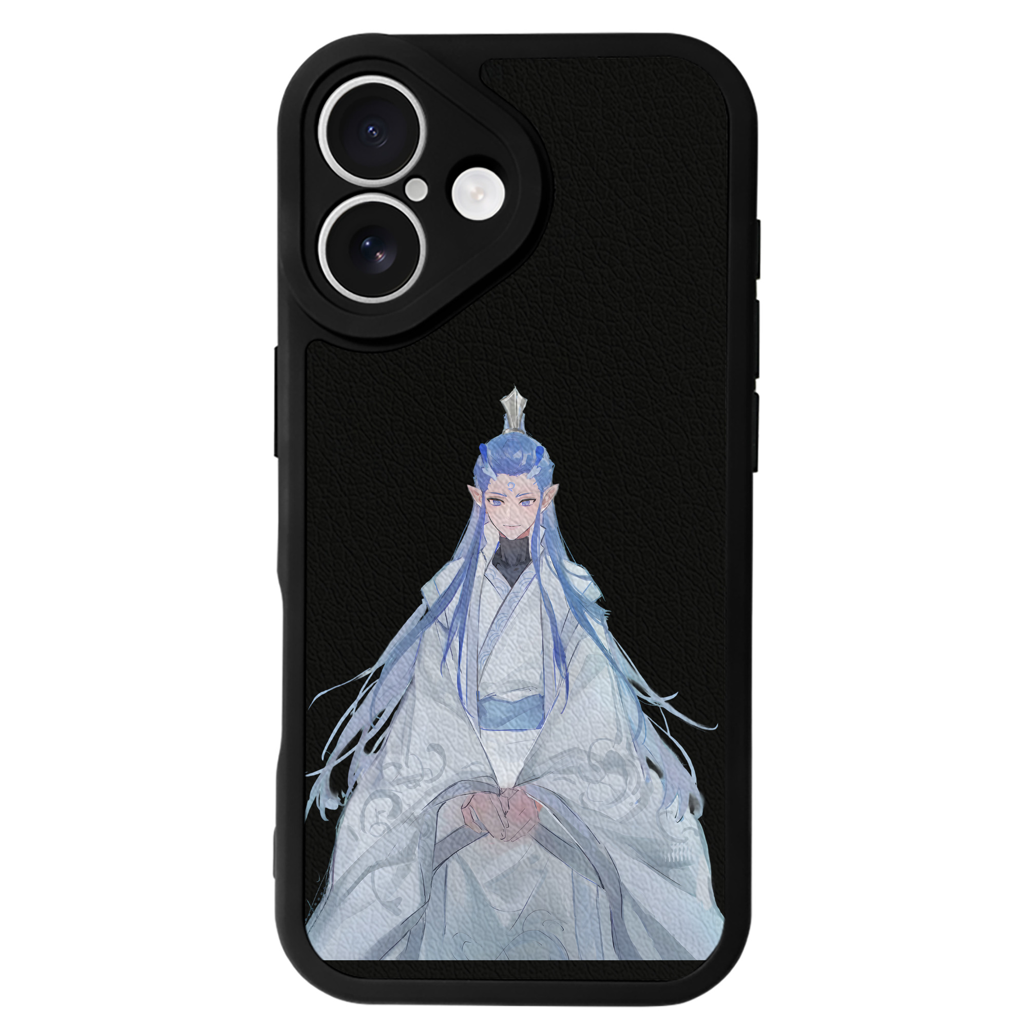 （画像用） Ne Zha 2 ナタ 魔童の大暴れ 【iPhone 16シリーズ対応】シリコンスマホケース（レザー調） 材質：シリコン